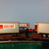 SOO LINE INTERMODAL SERVICE: Soo Line trailers on flat cars made by MTH