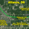 Alliance OH: NS Lines in Alliance OH