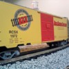 Ross Custom Switches Boxcar on Curve