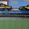 Detroit &amp; Mackinac Railway Flatcar • 2 Police Cars