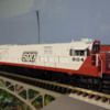 MTH SOO 804 U30C diesel-electric locomotive.