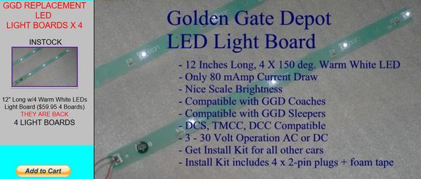 golden gate depot LED board