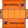 Cont20HapagLloyd-DK orange O Scale Detail