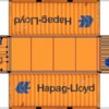 Cont20HapagLloyd-orange O Scale Detail