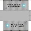 Cont20MaerskSealand O Scale