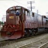 N&amp;W 8079 C-30-7 with Southern unit 1980