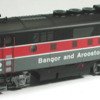 Bangor Aroostook F unit by Bowser HO