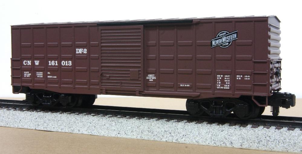 American Flyer S-Gauge Chicago & North Western Waffle Sided Boxcar 