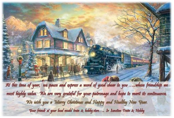 Jr Junction Train & Hobby Christmas Greetings