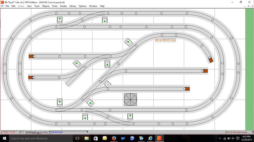 4x8 o gauge track layouts