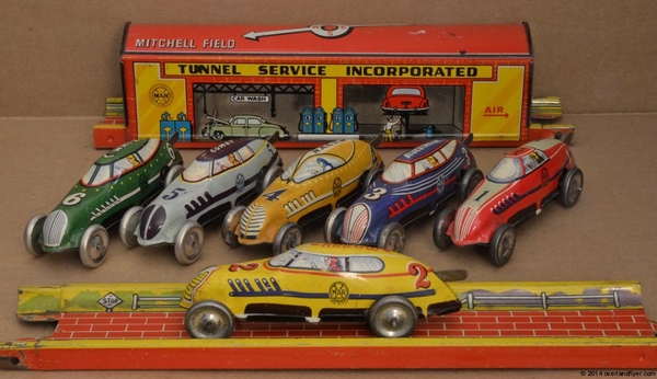 Marx TSI Speedway racecars