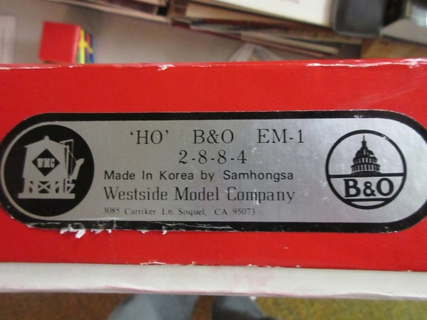 B&O EM-1 2-8-8-4 westside second engine 01