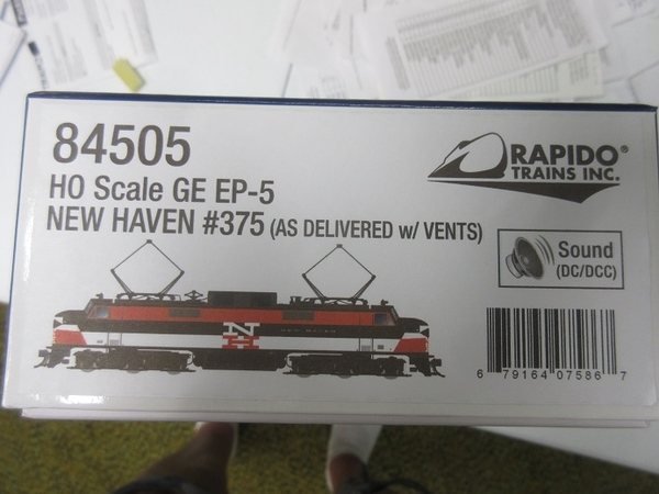 New Haven EP-5 electric Rapido engine 2nd 01