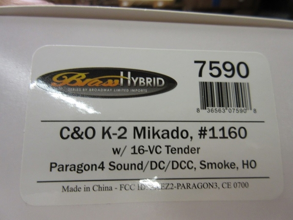 C&O K-2 2-8-2 BLI brass hybrid 01