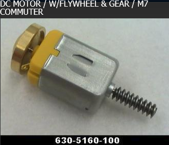 Lionel new parts DC motor with flywheel & gear 