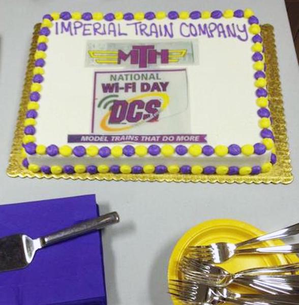 Imperial Train Company WiFi Day Cake
