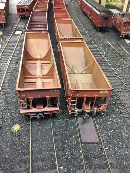 comparing ramps after ballasting