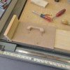 Plastruct Parts Cabinet (2): Drawer pull alignment jig
