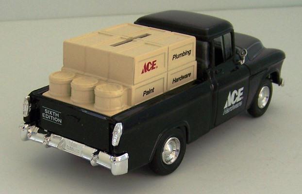 Ertl 1955 Ace Hardware Chevy Cameo Pickup Truck Bank # B384 1 25 for sale online 