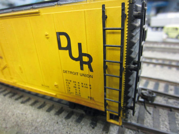 5 Detroit Union Yellow Box Car Up close