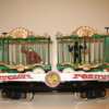 200 series Circus Flat Cars 2 005: green cage wagons car