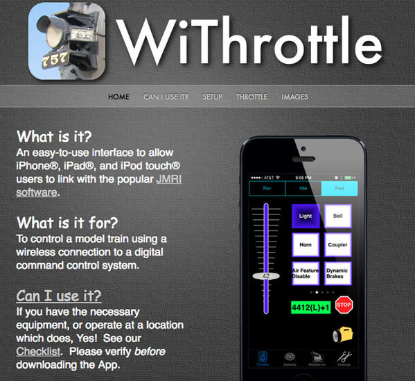 WiThrottle for iPhone