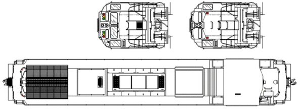 ALCo C-430 Scale Drawing - T,F&R