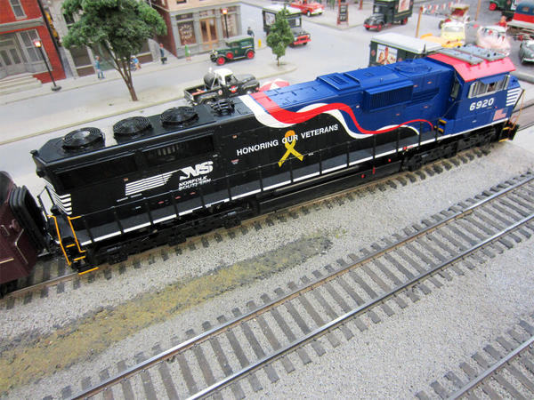 5 SD60E On layout top view