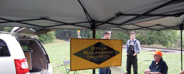 Steam Railroading Institute Tent