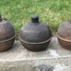 round smudge pots-