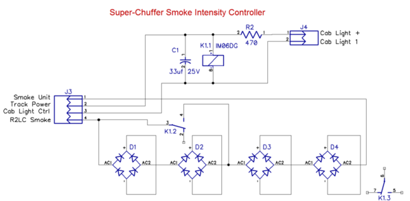 Super-Chuffer Smoke Intensity Controller Schematic