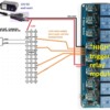isolated rail 8 channel relay module HIGH trigger