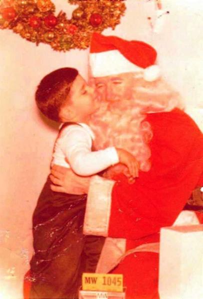 Visit with Santa 1955
