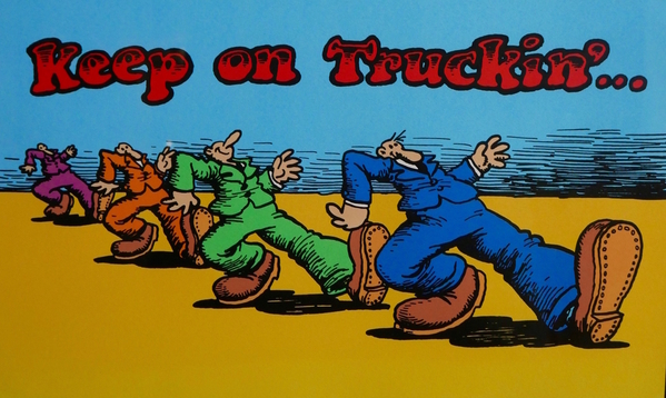 keep on truckin beanie