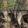 HPIM6270: 1850's stone arch over Little Buffalo Creek at east end of Newport; now trail