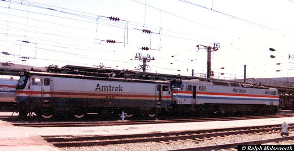 Amtrak 605 930 May 86-1