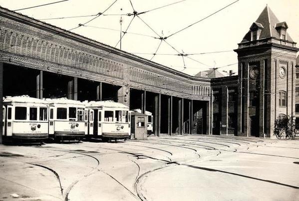 BROAD STREET CAR HOUSE AT THURBERS AVENUE, PROVIDENCE