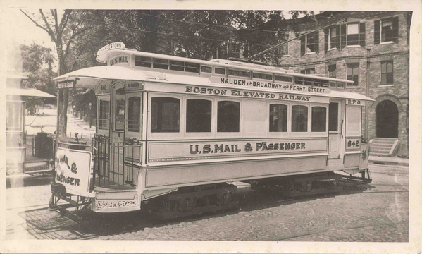 Boston Elevated US Mail Car