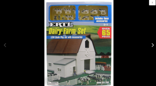 1 64 ERTL Farm Country DAIRY BARN Playset 65 PIECES NIB eBay