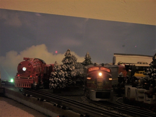 z - Christmas Engine and PW Engine - Night