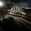 Lionel N&amp;W 2176 leaving turntable at night: SOUTH FORK RAILROAD