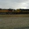 #3197 Yellow and Blue Santa Fe on BNSF Monett, Mo.