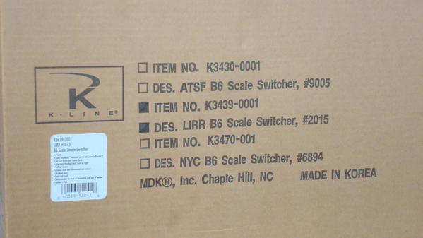 K LIRR B6 box
