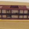 PR 09: Assembled Pecos River box car with printed paper wood flooring..