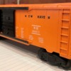Lionel 6468-25 NH boxcar data end view
