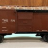 Marx GN brown deluxe boxcar side