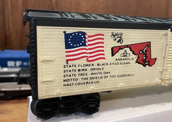 Lionel 7607 Md State Box map view