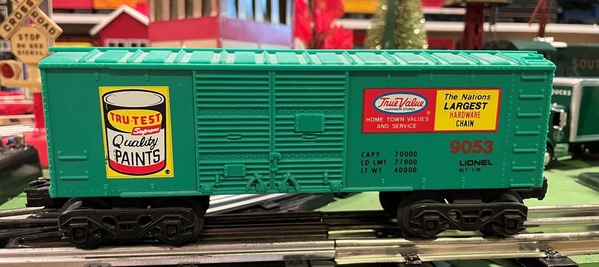 Lionel 9053 Tru Value Paints 0-27 BOX [green)