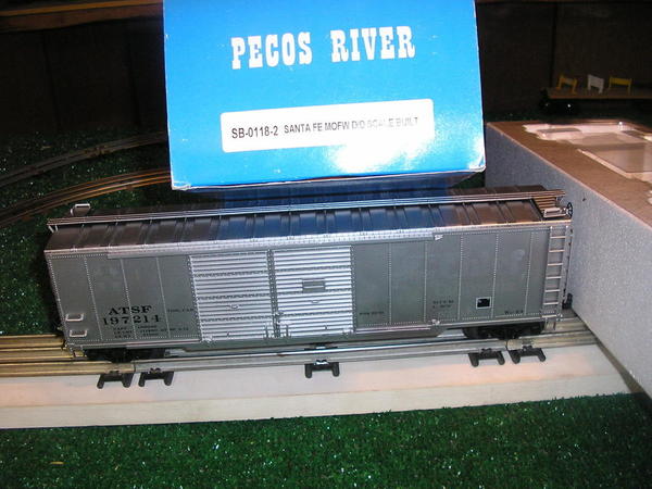 Pecos River Santa Fe tool car with box end.