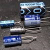 capacitor marking numbers followed by uF